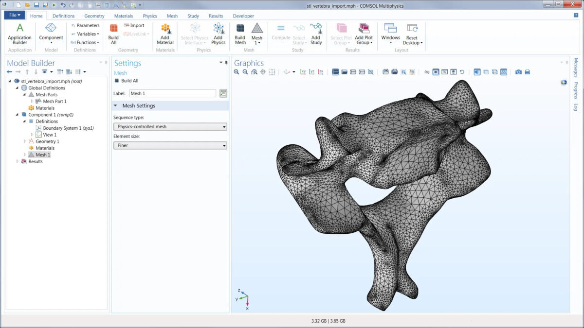 COMSOL Multiphysics软件界面4