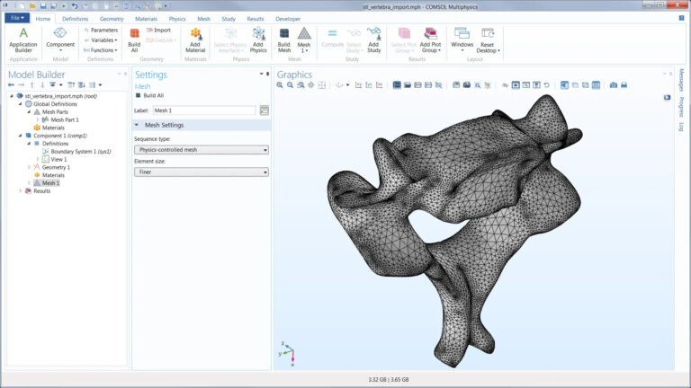 COMSOL Multiphysics软件界面4