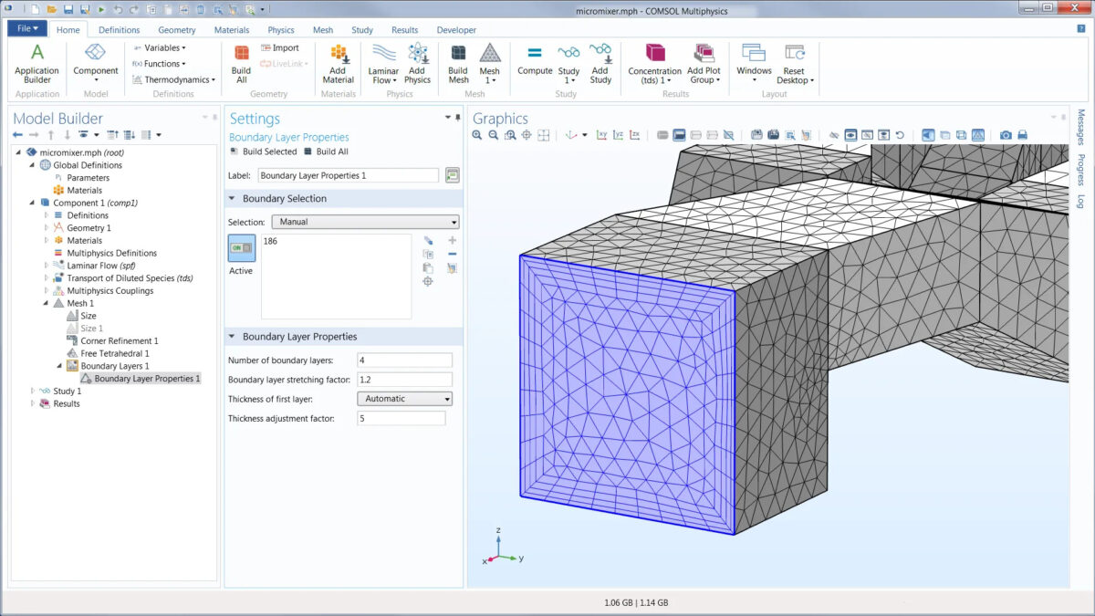 COMSOL Multiphysics软件界面2