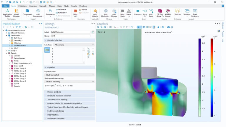 COMSOL Multiphysics软件界面5