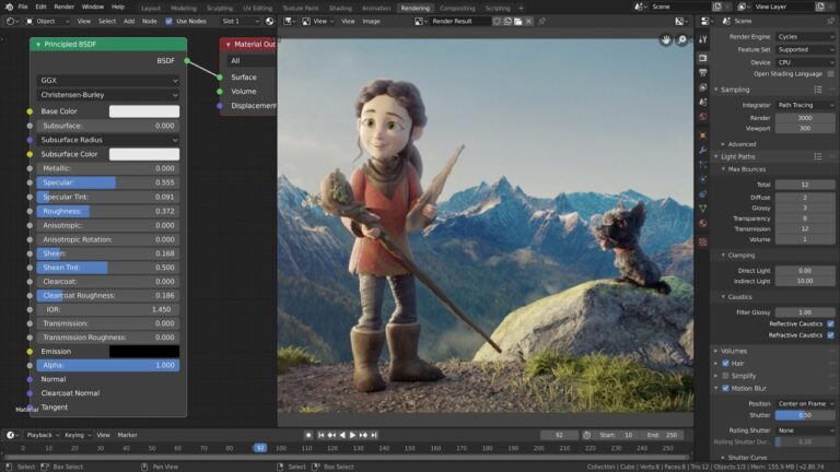 Blender软件界面