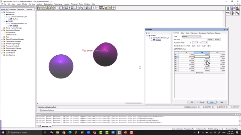 LightTools 2023.03 操作界面 01
