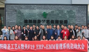 隆圣工艺启动数夫ERP&EMM 构建信息化管理体系