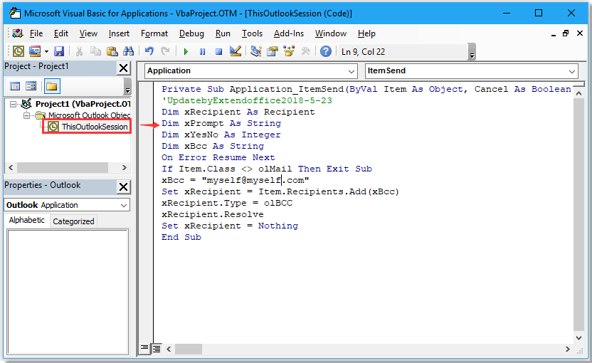 Nextif 通过Outlook发送电子邮件时,如何始终自己密件抄送?-Microsoft Outlook-Office/文档编辑-软服之家