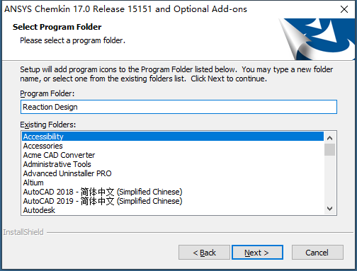 ANSYS Chemkin Pro 17.0 64位英文版安装教程