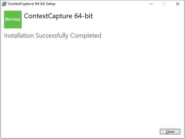 ContextCapture CONNECT Edition v10.20 64位英文版安装教程
