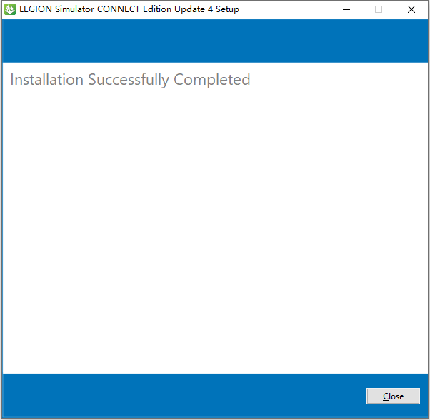 LEGION Simulator CONNECT Edition v10.04 64位英文版安装教程