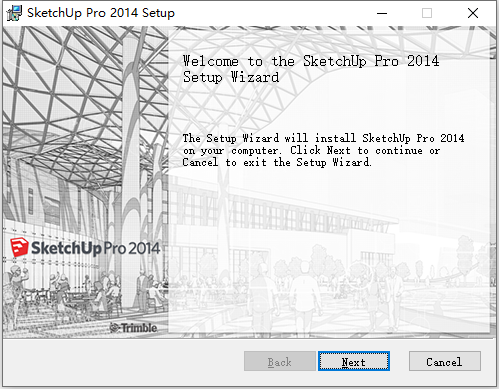 Sketchup Pro 2014 v14.1 32位64位英文版安装教程