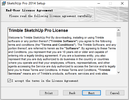 Sketchup Pro 2014 v14.1 32位64位英文版安装教程