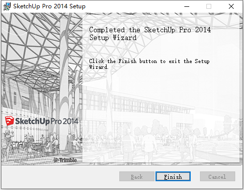 Sketchup Pro 2014 v14.1 32位64位英文版安装教程
