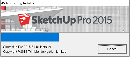 Sketchup Pro 2015 v15.3 32位64位简体中文版安装教程