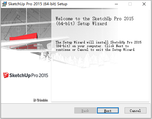Sketchup Pro 2015 32位64位英文版安装教程