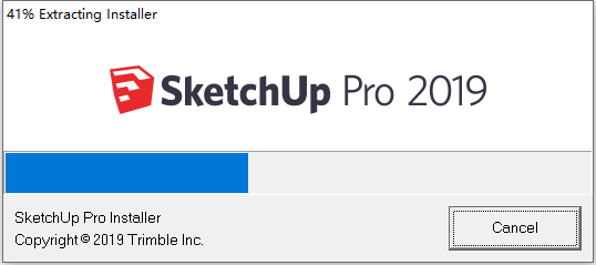 草图大师Sketchup Pro 2019 v19.3.253 64位韩文版安装教程