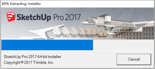 草图大师Sketchup Pro 2017 v17.2.2 64位英文版安装教程