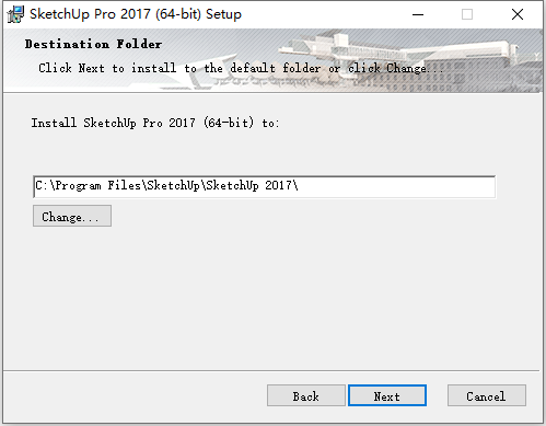 草图大师Sketchup Pro 2017 v17.2.2 64位英文版安装教程