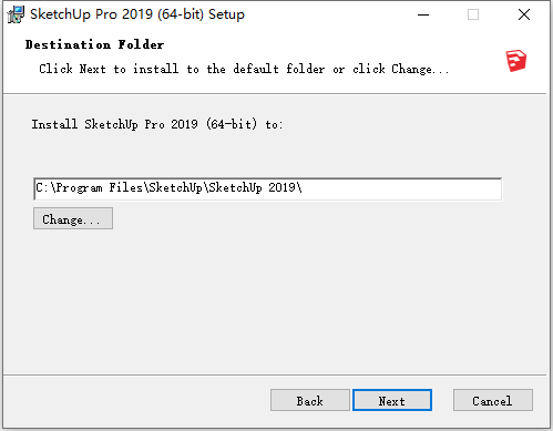 草图大师Sketchup Pro 2019 v19.3.253 64位英文版安装教程
