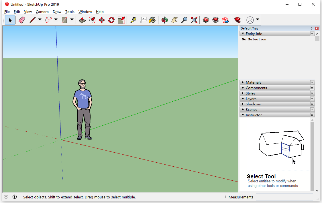 草图大师Sketchup Pro 2019 v19.3.253 64位英文版安装教程