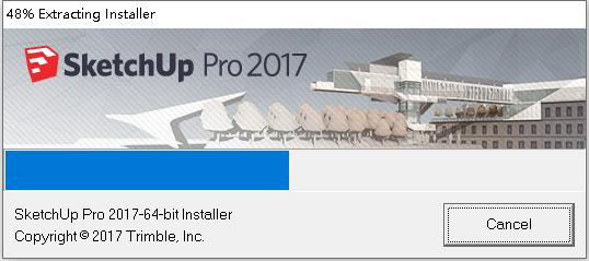 草图大师Sketchup Pro 2017 v17.2.2 64位简体中文版安装教程