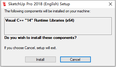 草图大师Sketchup Pro 2018 v18.0.16975 64位英文版安装教程