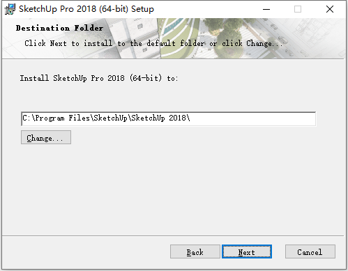 草图大师Sketchup Pro 2018 v18.0.16975 64位英文版安装教程