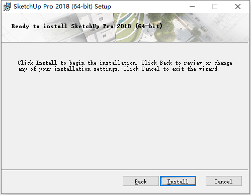 草图大师Sketchup Pro 2018 v18.0.16975 64位英文版安装教程