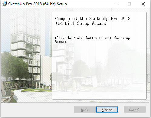 草图大师Sketchup Pro 2018 v18.0.16975 64位英文版安装教程