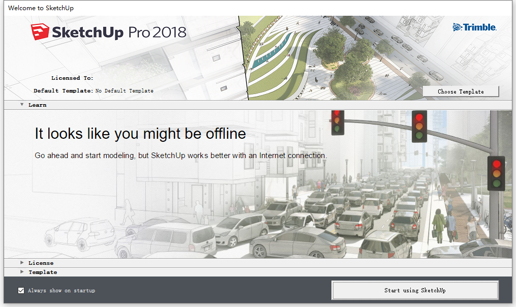 草图大师Sketchup Pro 2018 v18.0.16975 64位英文版安装教程