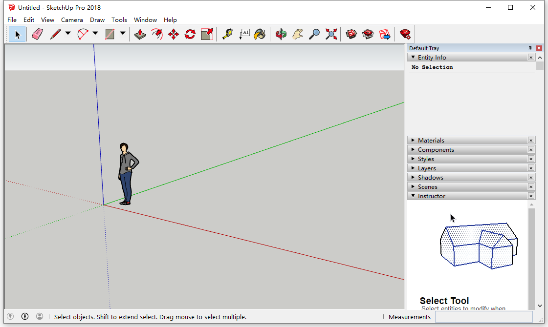 草图大师Sketchup Pro 2018 v18.0.16975 64位英文版安装教程