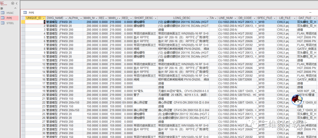 【每周微课】利用外部数据库快速修改CADWorx模型的属性
