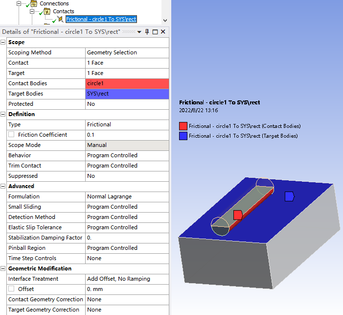 仿真技巧 | ANSYS 接触设置详解-Interface Treatment