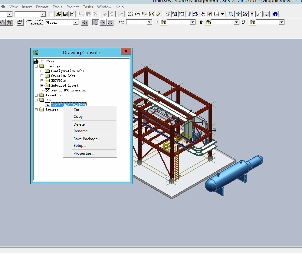【每周微课】如何使用Intergraph Smart 3D生成3D DGN文件