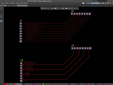 Altium Designer 22 PCB等长线单端和差分线设计技巧