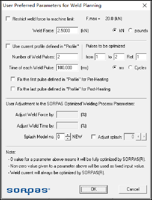 SORPAS焊接模拟系统实例