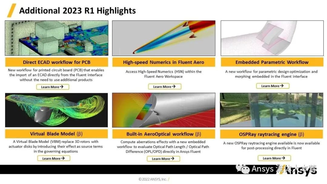 【2023R1】Ansys Fluent功能更新详解