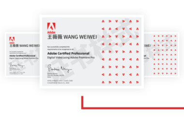 Adobe国际认证证书