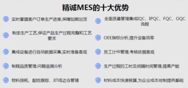 精诚MES 的优势是什么