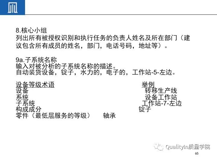 一文读懂设备工装FMEA(培训教材)!