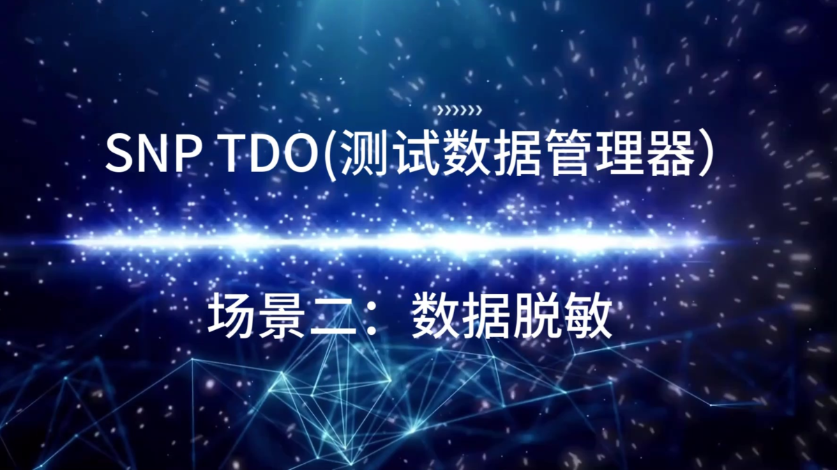 SNP TDO场景二：SAP系统数据脱敏 数据刷新处理方法