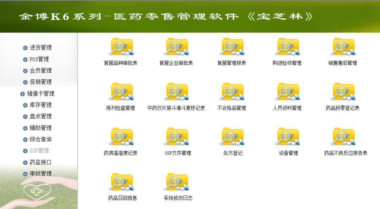 金博药店管理软件特点