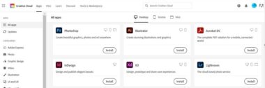 如何在新计算机上安装 Creative Cloud 应用程序