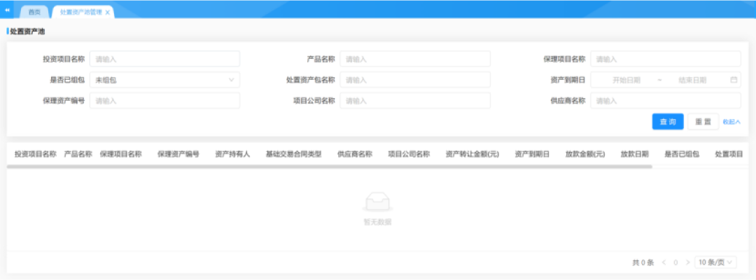 资产处置 01
