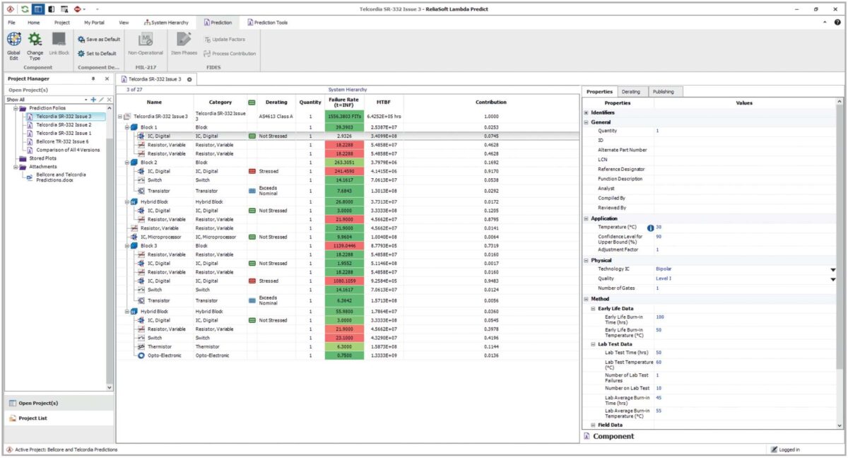 ReliaSoft可靠性软件 Lambda Predict 模块