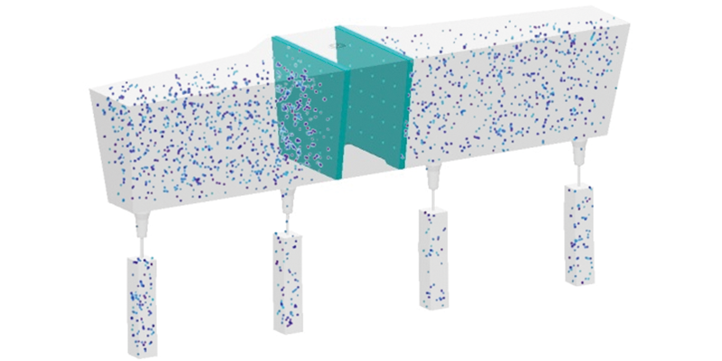 Modeling of flow, velocities and inclusions in the tundish