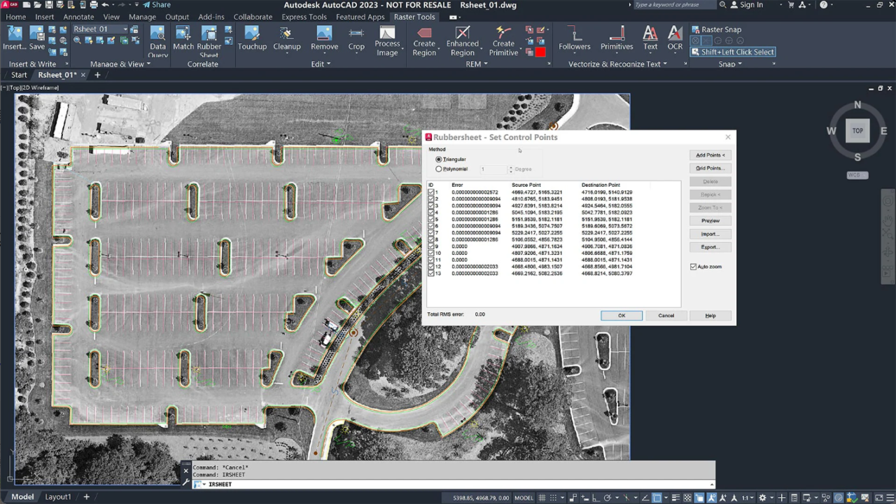 AutoCAD Raster Design 图像转换功能