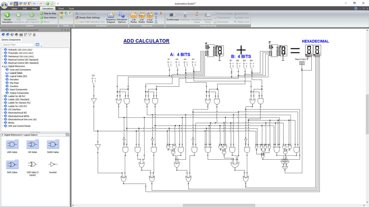Automation Studio 数字电子电路