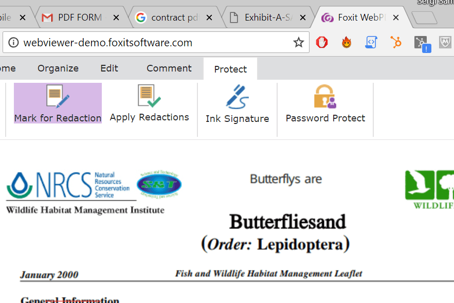 Foxit PDF SDK（WEB版）PDF安全保护