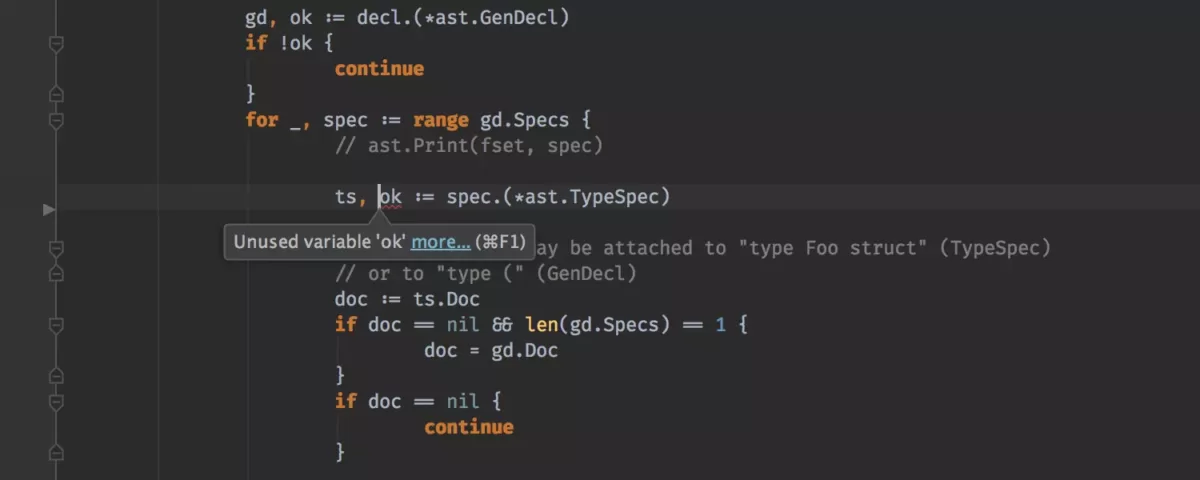 JetBrains GoLand 检查与快速修复5