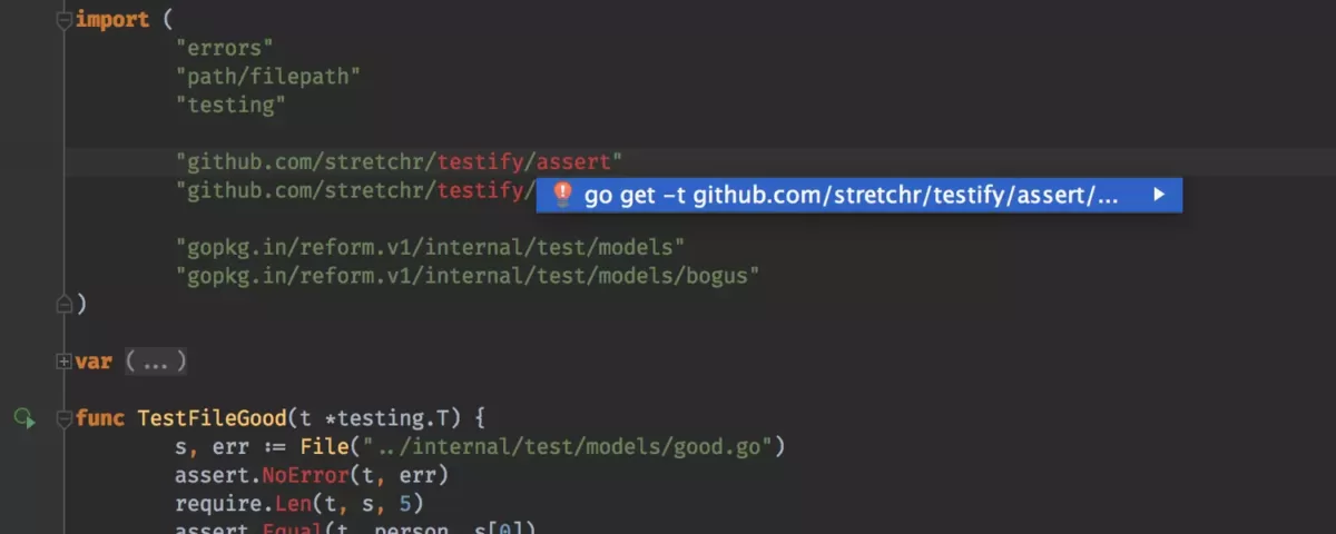 JetBrains GoLand 检查与快速修复8