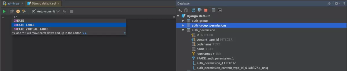 Jetbrains PyCharm 数据库工具