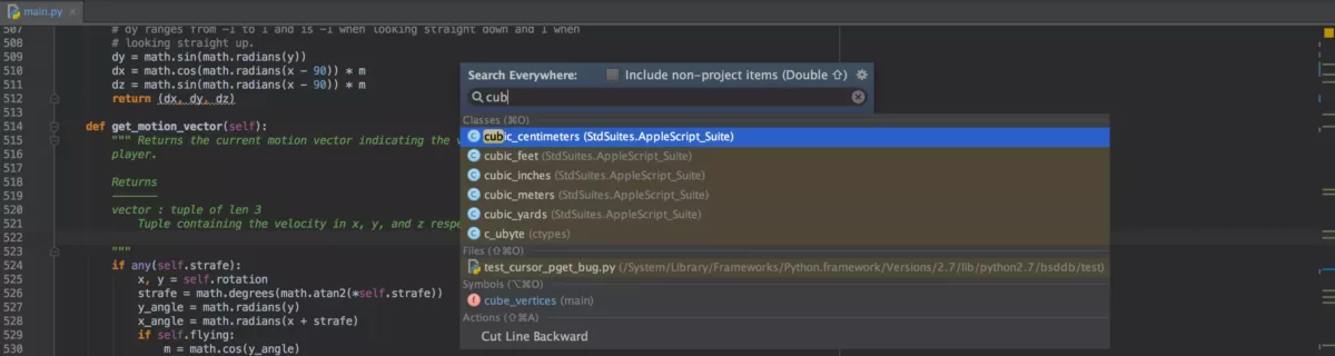 Jetbrains PyCharm 智能代码导航